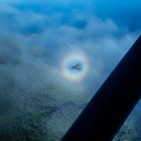 Skuffan av flygplanet påväg till Alaska